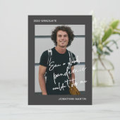 パンデミックなワンフォトグレー卒業式パーティーでさえ 招待状 (スタンド正面)