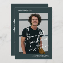 パンデミックなワンフォトブルー卒業式パーティーも