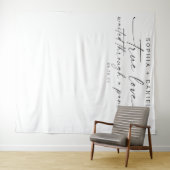 パンデミックの中の真実の愛が結婚式を待った タペストリー (インサイチュ(横))