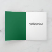 パンデミックの顔マスクでの幸せな聖パトリックの日の猫 シーズンカード (内部)