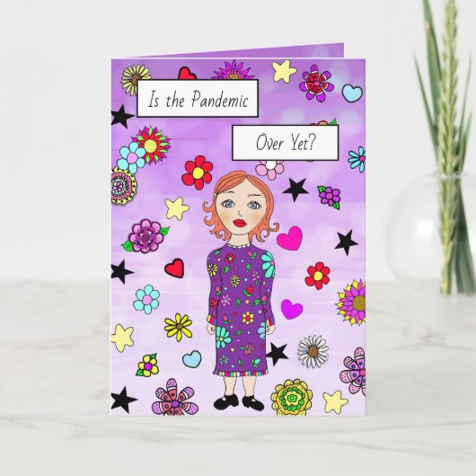 パンデミックはもう終わった?私は恋しく思君 カード (正面)