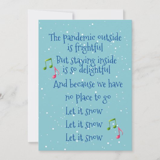 パンデミックアウトサイドは恐ろしいおもしろい休日2021 シーズンカード (正面)