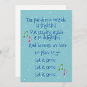 パンデミックアウトサイドは恐ろしいおもしろい休日2021 シーズンカード (正面/裏面)