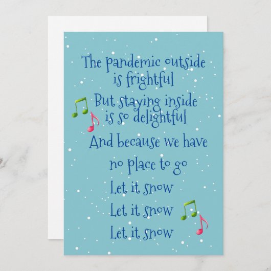 パンデミックアウトサイドは恐ろしいおもしろい休日2021 シーズンカード (正面/裏面)