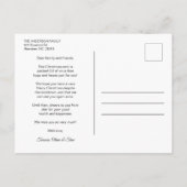 パンデミッククラシックハッピーホリデーカスタムの写真 案内ポストカード (裏面)