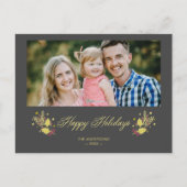 パンデミッククラシックハッピーホリデーカスタムの写真 案内ポストカード (正面)