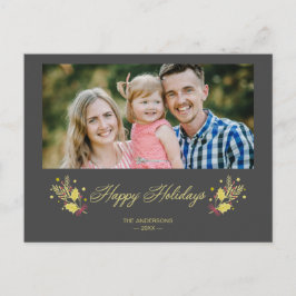 パンデミッククラシックハッピーホリデーカスタムの写真 案内ポストカード