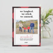 パンデミッククリスマスカード、ズームクリスマスカード 招待状 (スタンド正面)