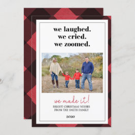 パンデミッククリスマスカード、ズームクリスマスカード 招待状