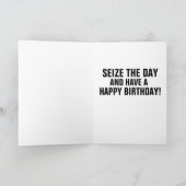 パンデミックトイレ紙ハズマ誕生日カおもしろいード カード (内部)