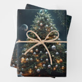 「パンデミック危機:2023年のクリスマスを待ち望む」 ラッピングペーパーシート (インサイチュ)