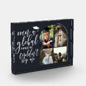 パンデミック大学院モダンアーチ型卒業4写真 フォトブロック (左)