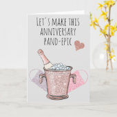 パンデミックCovid記念日の愛 カード (黄色い花)