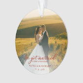 パンデミ得ックの写真の聖降誕祭の時 オーナメント (正面)