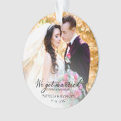 パンデミ得ック写真のシックな台本の間に オーナメント (正面)