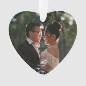 パンデミ結婚したックの記念結婚写真 オーナメント (裏面)