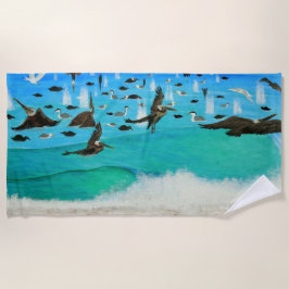 パンデモニウム ビーチタオル