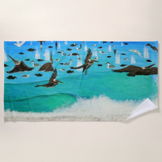 パンデモニウム ビーチタオル (正面)