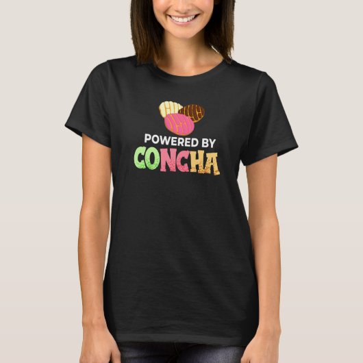 パンデュルセ コンチャ メキシコのパン Tシャツ (正面)