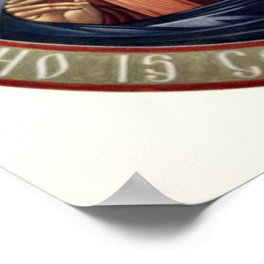 パントクリエーターロードオブオールキリスト正教会プリント ポスター (角)