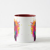 パントボールゲーマーカラフルデザイン マグカップ (中央)