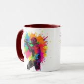 パントボールゲーマーカラフルデザイン マグカップ (正面左)