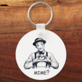 パントマイムになる? キーホルダー (裏面)