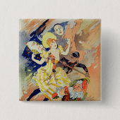 パントマイムのためのポスターの再生、1891年(co 缶バッジ (正面)