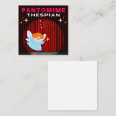 パントマイムの劇者 - 魔法の後援者 ノートカード (正面/裏面)