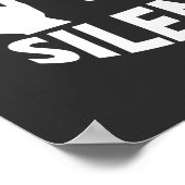 パントマイムの静寂の芸術 ポスター (角)