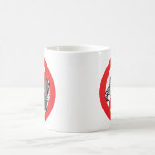 パントマイムを拒否して下さい コーヒーマグカップ (中央)