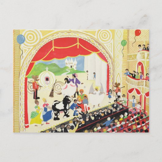 パントマイム ポストカード (正面)