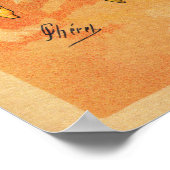 パントマイメコメディ1891年ジュールチェレ ポスター (角)