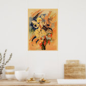 パントマイメコメディ1891年ジュールチェレ ポスター (キッチン)