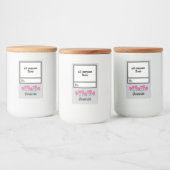 パントリパーソナライズされたエッセンシャルジャー フードラベル (ボトル)