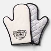 パントリーの守護者 オーブンミトンとポットホルダー 鍋つかみ (正面/裏面)
