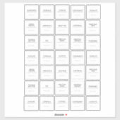 パントリーラベルシール シール (シート)