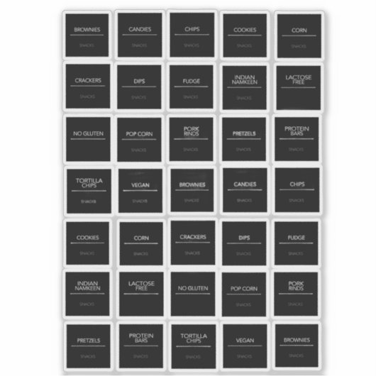 パントリーラベルシール シール (正面)