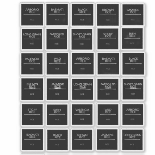 パントリーラベルシール シール (正面)