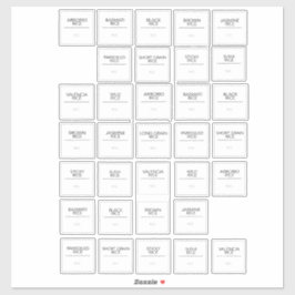 パントリーラベルシール シール