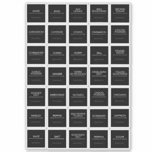 パントリーラベルシール シール (正面)