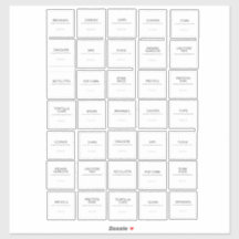 パントリーラベルシール