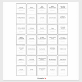 パントリーラベルシール シール