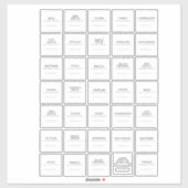 パントリーラベルシール シール (シート)