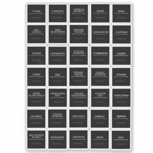 パントリーラベルシール シール (正面)