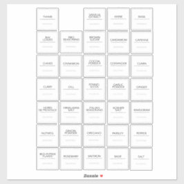 パントリーラベルシール シール