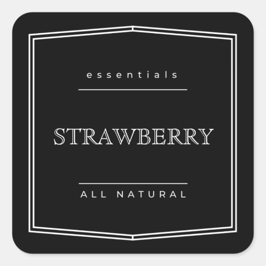 パントリーラベルシール スクエアシール (正面)