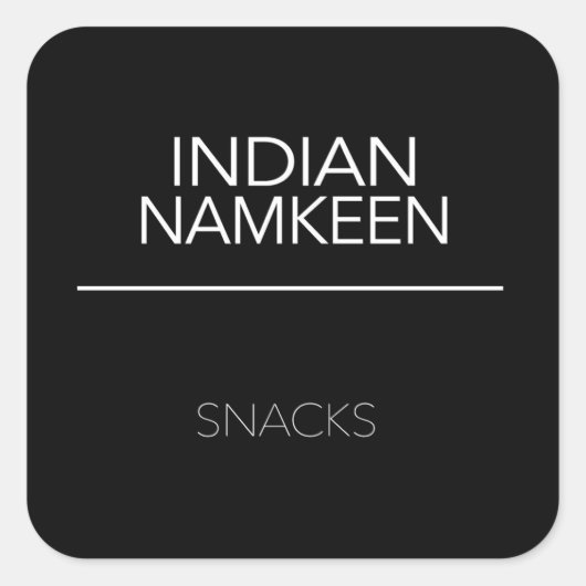 パントリーラベルシール スクエアシール (正面)