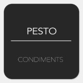 パントリーラベルシール スクエアシール (正面)