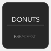 パントリーラベルシール スクエアシール (正面)